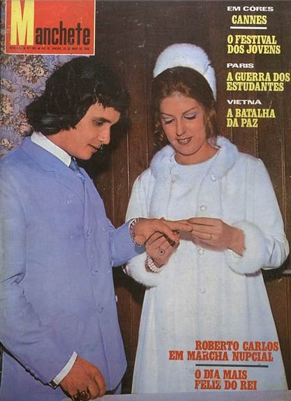 Casamento de Roberto e Nice na Revista Manchete - Como é grande o meu amor por você
